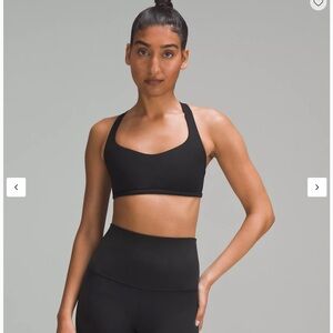 WORN ONCE Lululemon Free to be Wild Sports Bra - Black